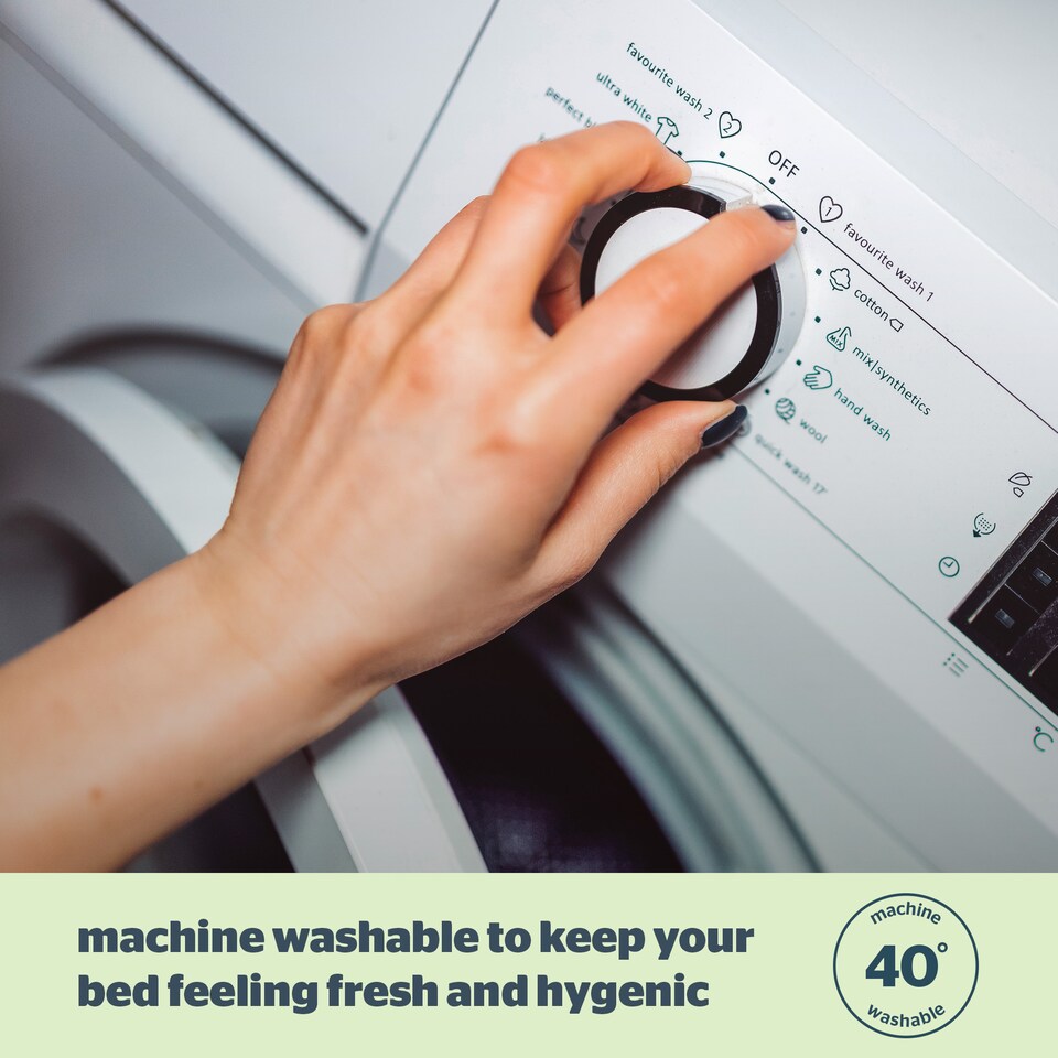 image 1 of Silentnight Anti-Allergy Mattress Topper, King | White | 1