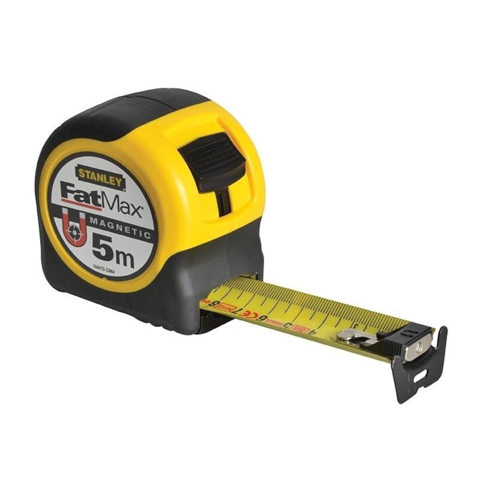 Stanley Hand Tools Fatmax Magnetic Bladearmor Tape - Multi Colour - 5m (Width 32mm) (Metric only)