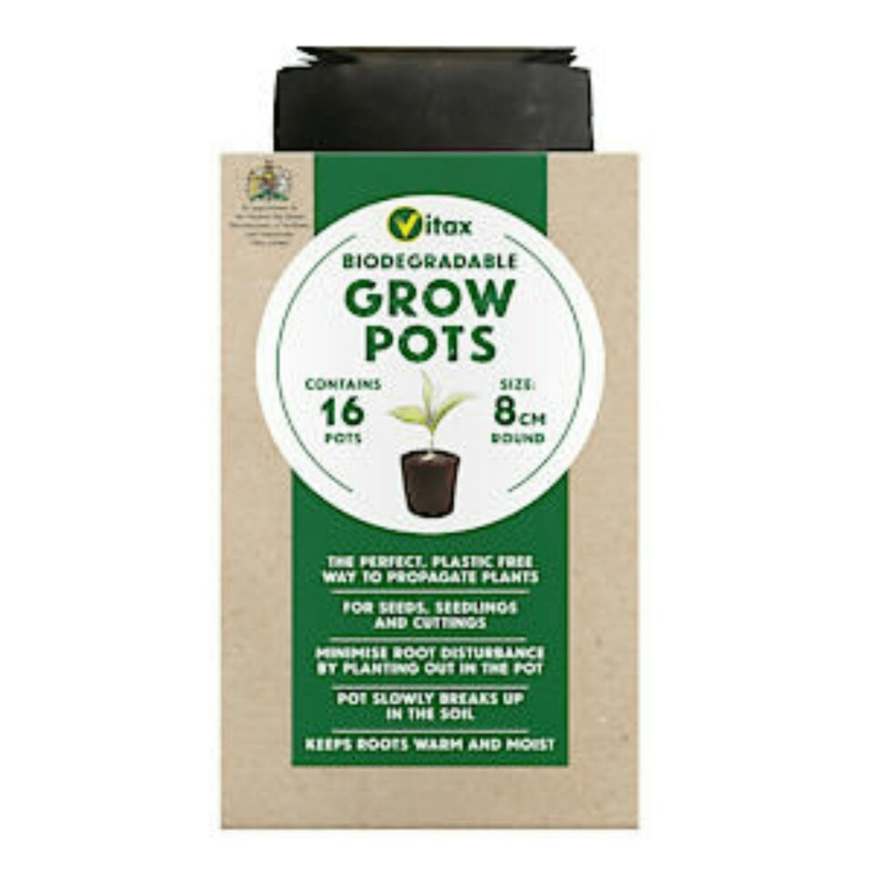 image 1 of Grow Pots – 8cm Round (Pack of 16) N/A