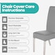 image 3 of High-Back Chair Covers, Spandex Stretch, Universal Protective Slipcover