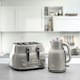 image 2 of Daewoo Sienna 1.7L Rapid-Boil Jug & 4-Slice Matching Kettle & Toaster Set | Cream | Taupe