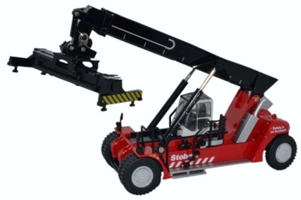 Oxford Diecast Konecranes Reach Stacker Stobart (Red)