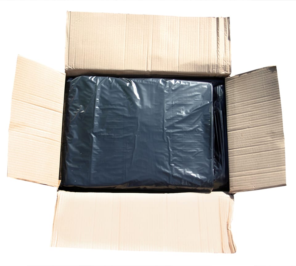 Black Refuse Sacks 140 Gauge 18 x 29 x 39 Inch,Pack of 200