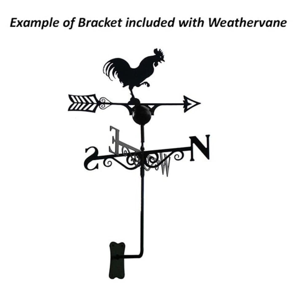 image 1 of Cat and Ball Weathervane - Solid Steel - W61 x H88 cm - Black