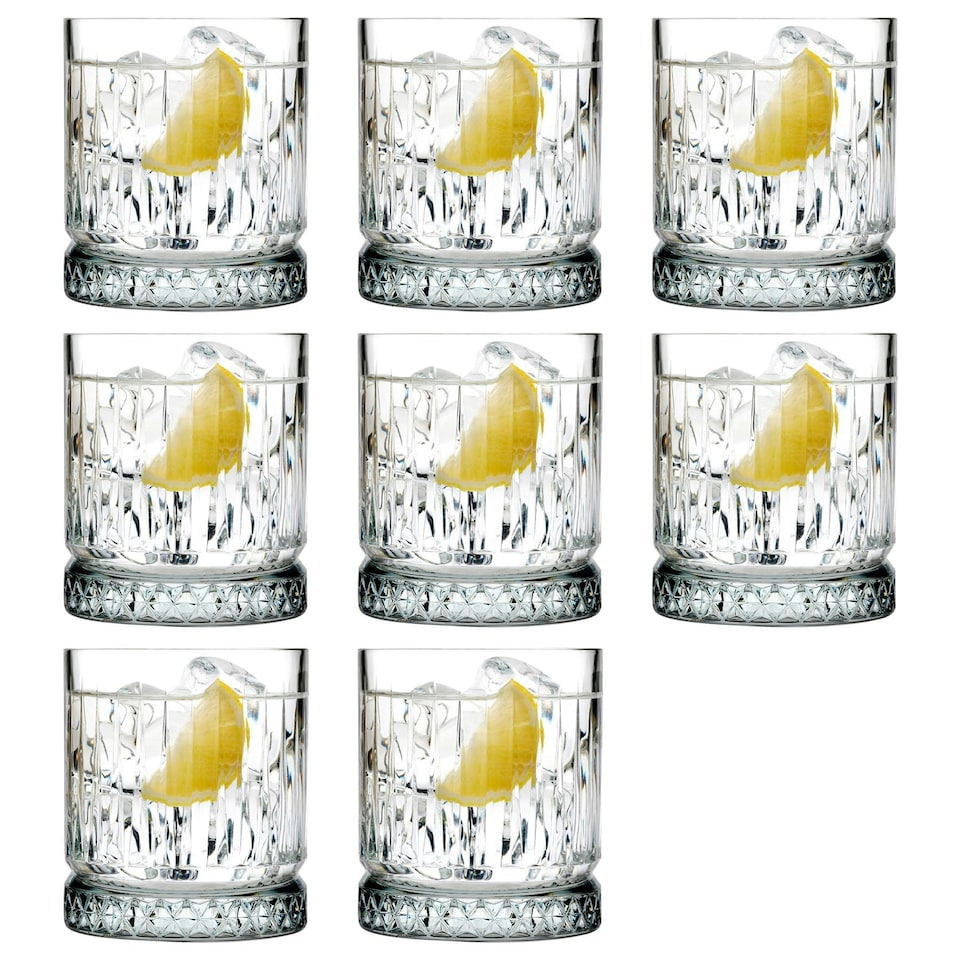image 1 of Pasabahce Elysia Whisky Glasses - 210ml - Pack of 8 Clear