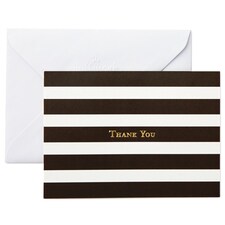 Hallmark Pack Of 40 Thank You Cards - 1 Striped Design
