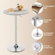 image 4 of Yaheetech  Adjustable Pub Round Table
