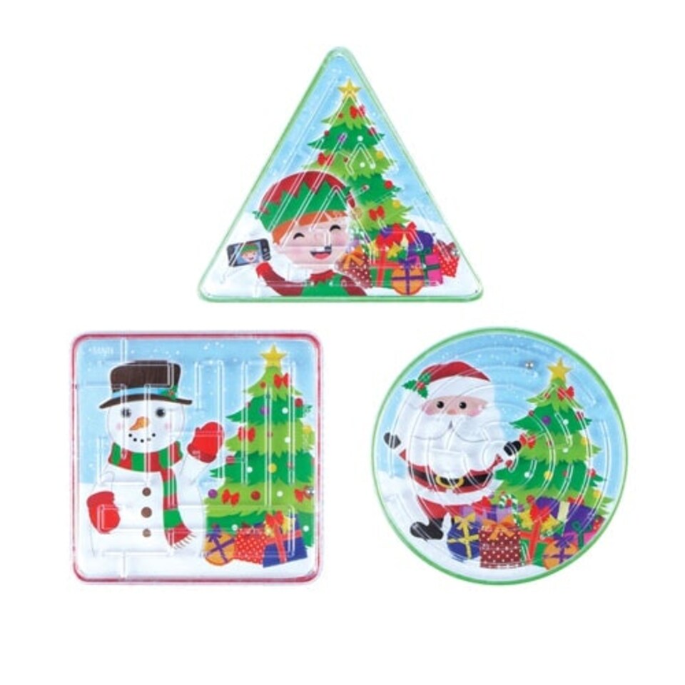 Assorted Christmas Characters Puzzle Maze