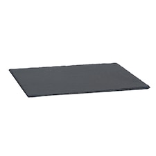Argon Tableware Rectangle Slate Serving Platter - 40 x 30cm | Grey | Grey