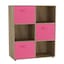 Oak & Dark Pink