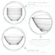 image 2 of LAV Derin Glass Serving Bowl - 7cm - Clear Clear