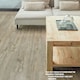 image 2 of NOVECRAFTO Self Adhesive Vinyl Floor Planks – Peel & Stick Flooring – Dark Brown Oak Effect – Easy DIY Installation – Durable & Waterproof Tiles Brown | 4.17 sqm