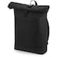 image 1 of Bagbase Roll-Top Backpack / Rucksack / Bag (12 Litres) - Black - One Size
