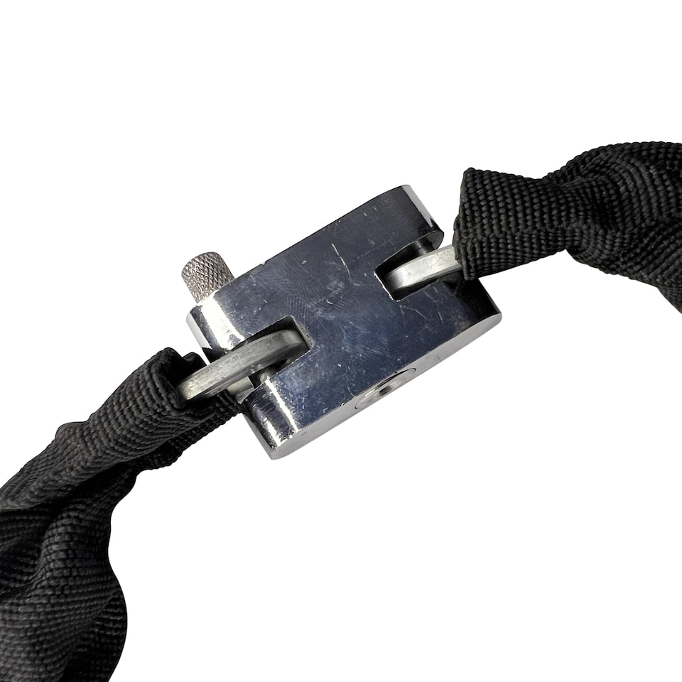 image 1 of 3 Key Motorcycle Heavy-Duty Padlock with Chain - 38mm x 1m