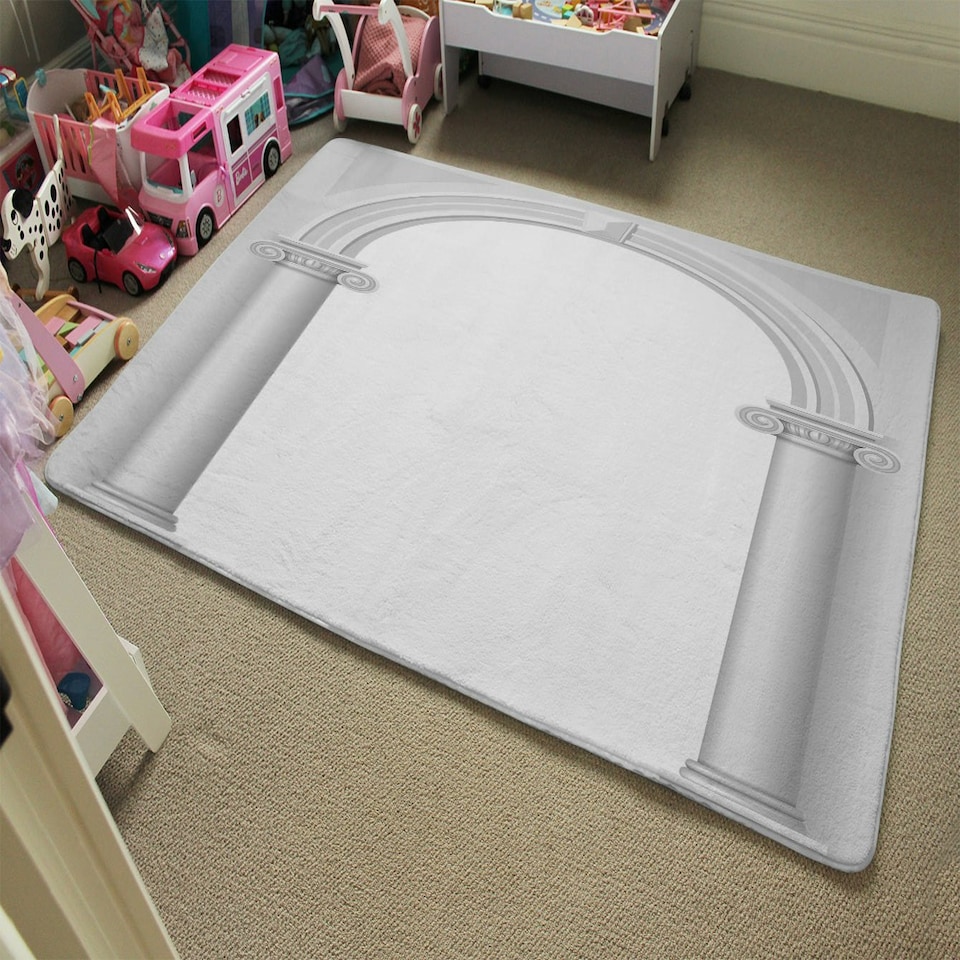 image 1 of Colums (Rug) Grey | Medium: 80x150cm