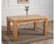 image 5 of Dakota 152 x 87cm Medium Oak Dining Table and 6 Lola Leather Chairs | Cream | Cream