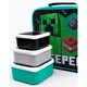 image 3 of Minecraft Creeper Lunch Bag And Bottle (Pack Of 5) - Black/Green/White - One Size