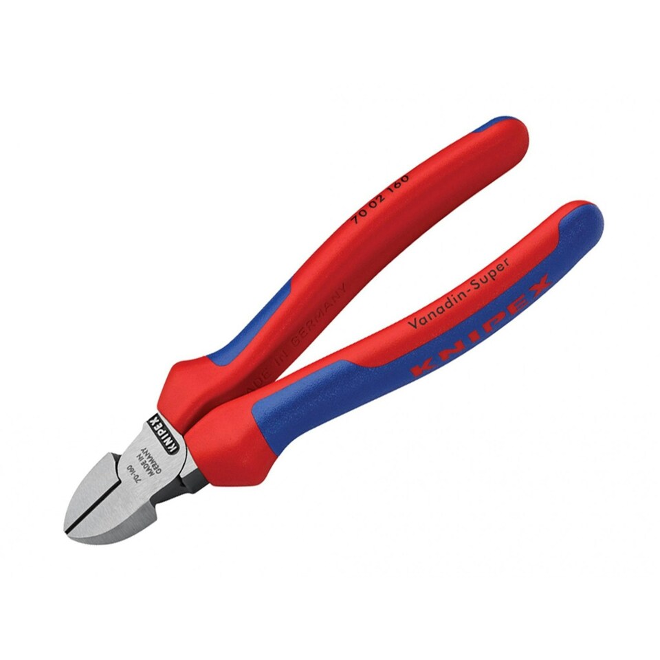 image 1 of Knipex 70 02 Series Diagonal Cutters, Multi-component Grip - Multi Colour - 160mm