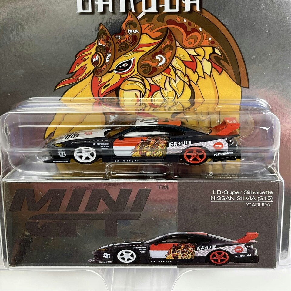 image 1 of LB Super Silhouette Nissan Silvia S15 Garuda 1:64 Scale Mini GT MGT00652R