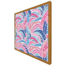 Boho pink (Picture Frame) Brown | Oak | XS