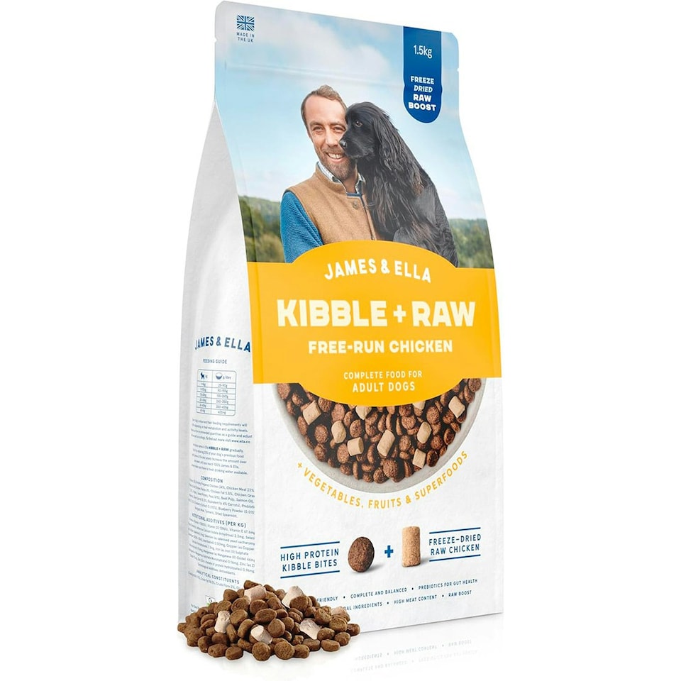 image 1 of Kibble + Raw Dog Food - Free-Run Chicken 1.5KG