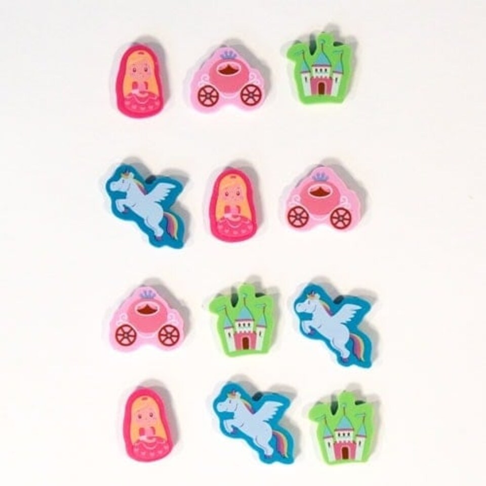image 1 of Girlie Novelty Erasers - Pack of 12