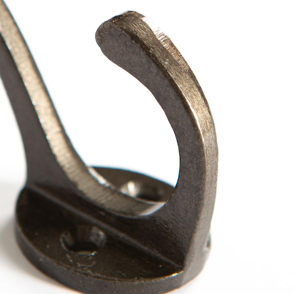 image 1 of Hammer & Tongs Hat & Coat Hook - W25mm x H80mm - Raw