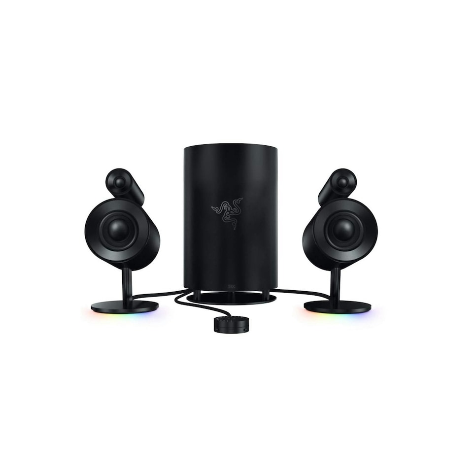 image 1 of Razer Nommo Pro 2.1 Gaming Speakers THX Chroma RGB Control Pod Bluetooth 3.5mm