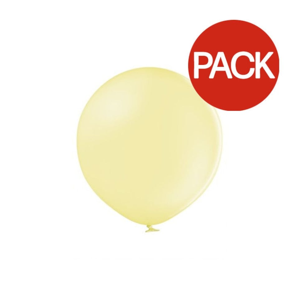 Belbal Latex Balloon (Pack of 100) - Lemon - One Size