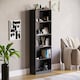 image 1 of Vida Designs Cambridge 5 Tier Extra Large Bookcase Display Storage, Black