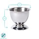 image 5 of Argon Tableware Stainless Steel Egg Cup - Pack of 2