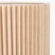 image 4 of Natural Linen Hard Pleat Lampshade | Cream | Cream | 1