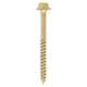 image 1 of Timco - Solo Coach Screws - Hex Flange - Yellow (Size 10.0 x 100 - 2 Pieces)