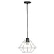 image 4 of Interiors by Premier Wyra Chrome Cage Pendant Light