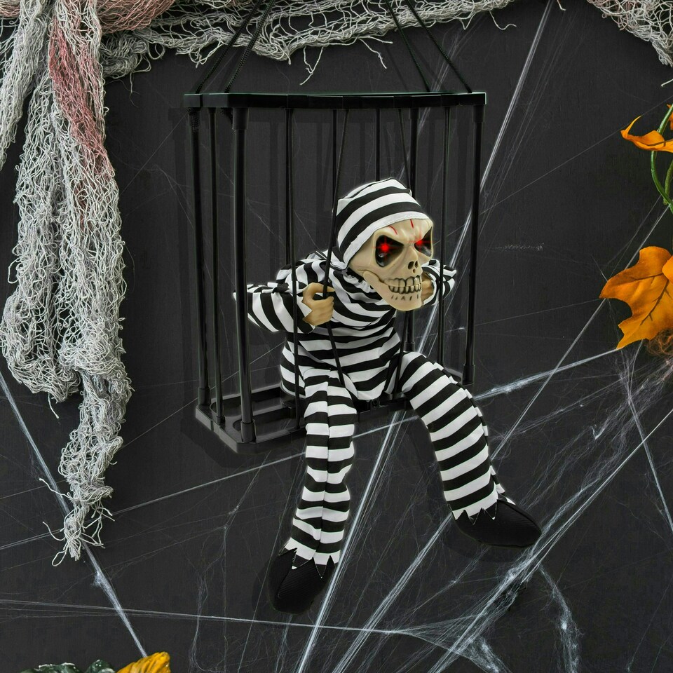image 1 of Animated Prisoner Skeleton