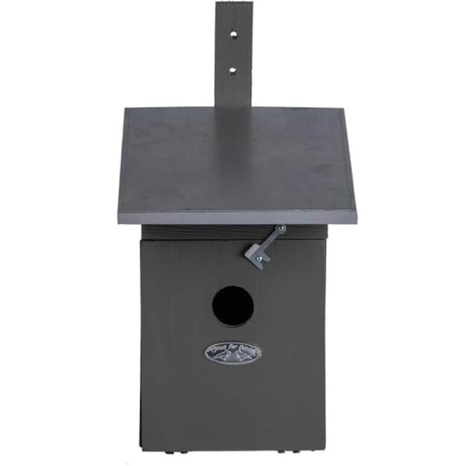 image 1 of Fallen Fruits Great Tit Bird House Grey | Grey