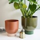 image 6 of Austin Dual Metal Planters (Set of 2) - Mild Steel - Green | Green