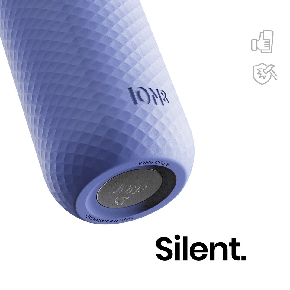 image 1 of ION8 ROAM Insulated Steel Water Bottle, Rubberised, 655ml / 22oz