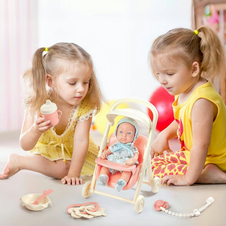 image 1 of My First Baby Doll Set with Accessories – Realistic Baby Doll for Toddlers with Interactive Features