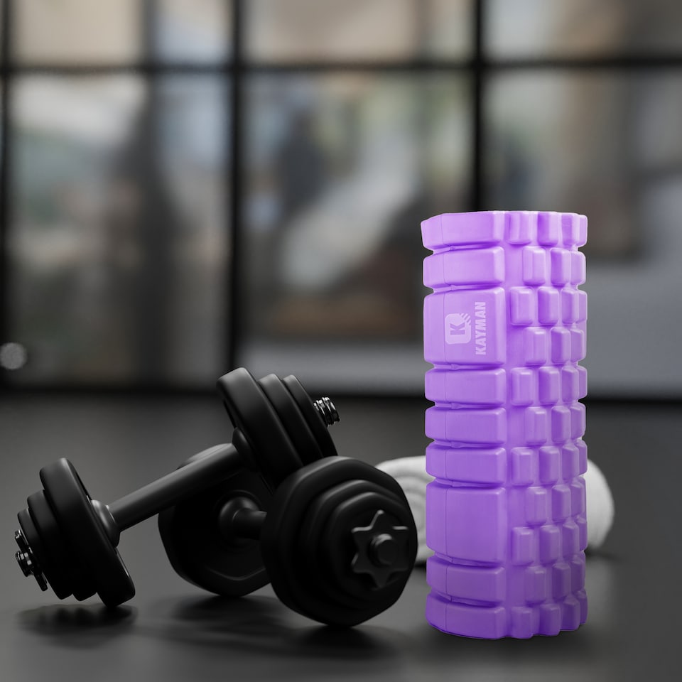 image 1 of Kayman High Density Foam Roller for Deep Tissue Muscle Recovery