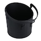 image 3 of Set of 2 Nesting Round Coal Bucket Log Burner Scuttle Wide Mouth Fire Fireplace