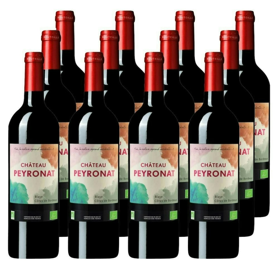 Case of 12 Chateau Peyronat Blaye Cotes de Bordeaux 75cl Red Wine