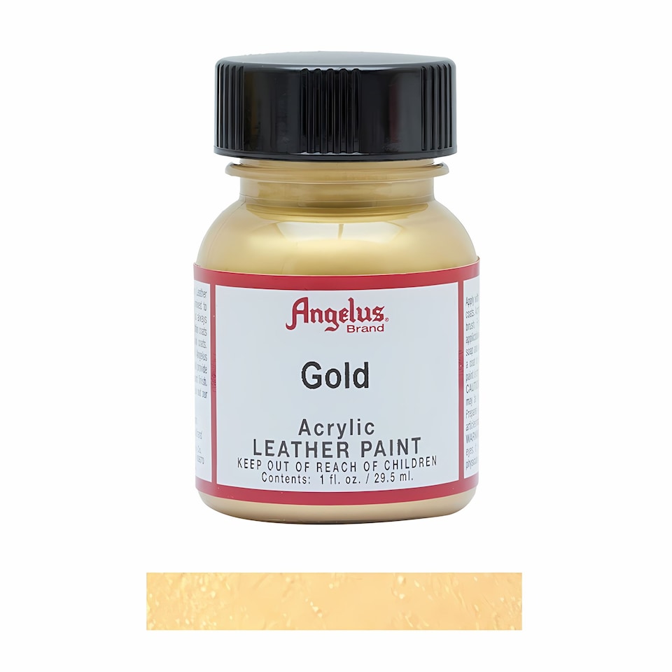 image 1 of Angelus Metallic Leather Paint for Sneaker Customs and Shoes 1oz