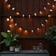 image 1 of ValueLights Festoon 10 Set Black Outdoor String Festoon Light
