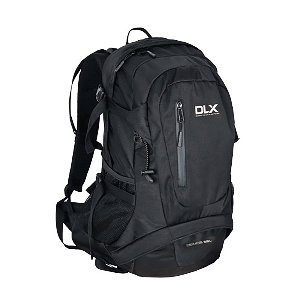 image 1 of Trespass Deimos Rucksack/Backpack (28 Litres) | Black | Black X | One Size | 1