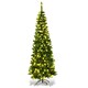 image 1 of 6ft Pre-Lit Green Pencil Tree Green | 6ft