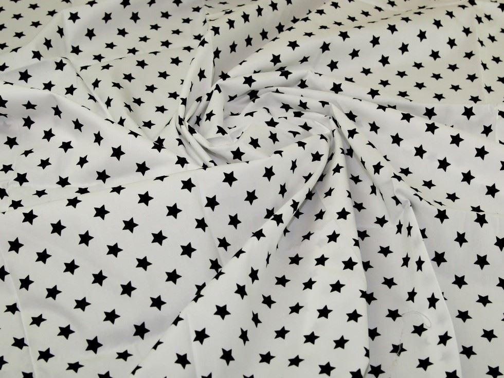 White 100% Cotton Poplin Fabric for Dressmaking, Quilting, 110cm / 43" Wide - per metre