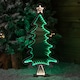 image 8 of 60cm Infinity Light up Christmas Tree Decoration with Green LEDs on Metal Base