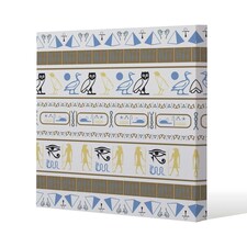 Heiroglyphs (Canvas Print) 77 x 77 x 4cm