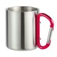 image 1 of MidOcean Trumbo Metal Carabiner Clip Mug - Red - One Size